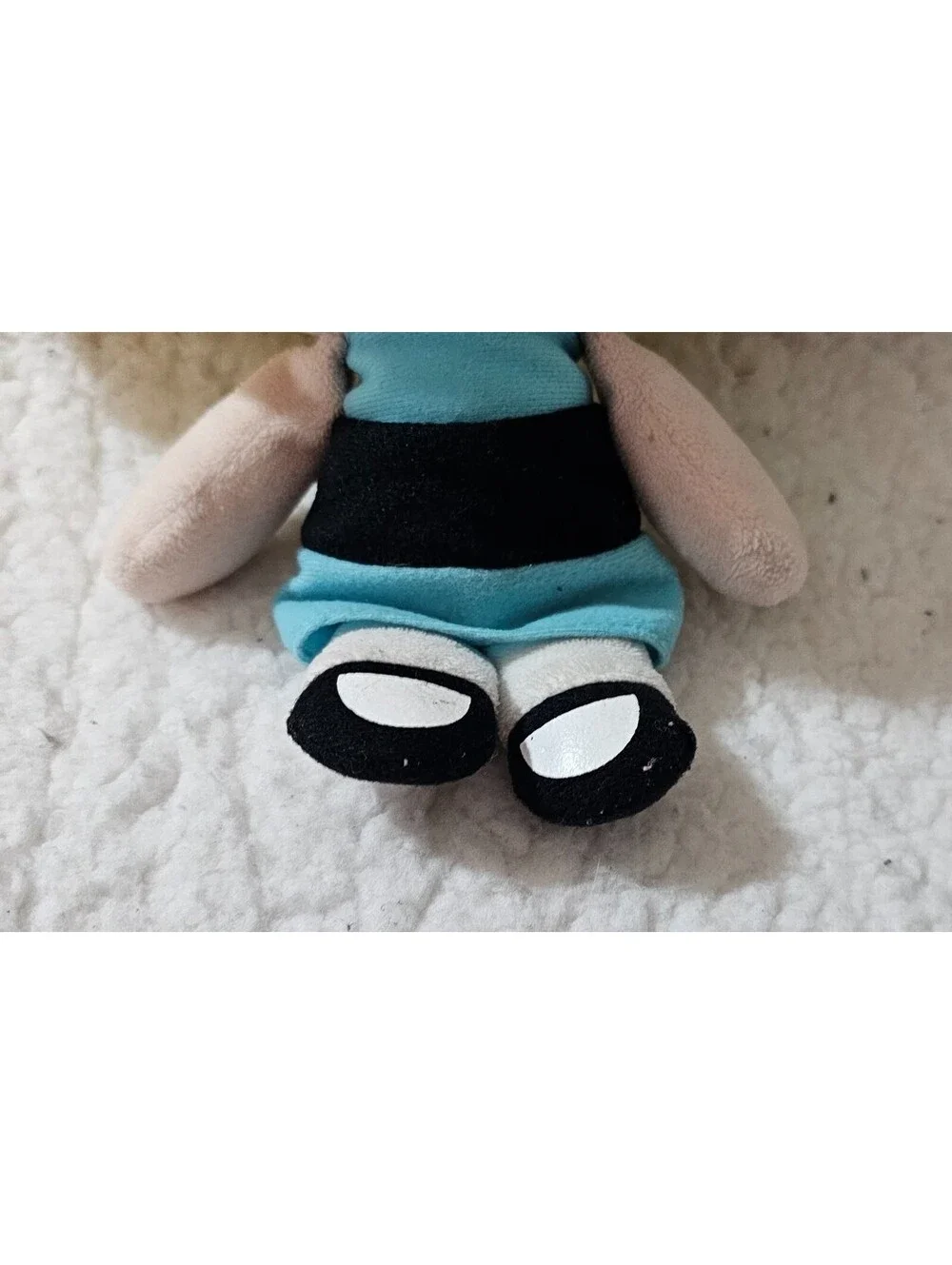 The Powerpuff Girls Bubbles Plush Stuffed Toy Big Eyes & Head 7.5